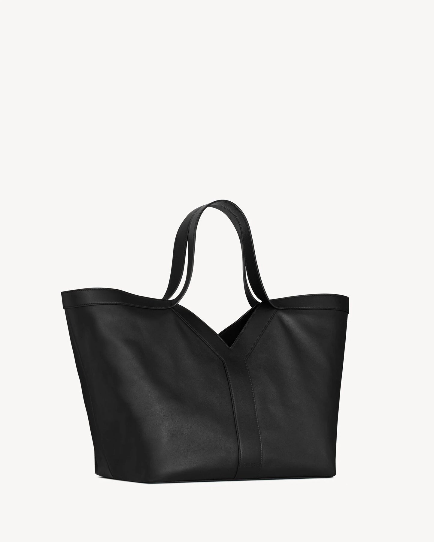 Y tote in leather